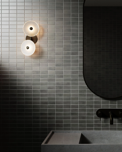 Coral Duo Rod (Off Centred) Wall Light