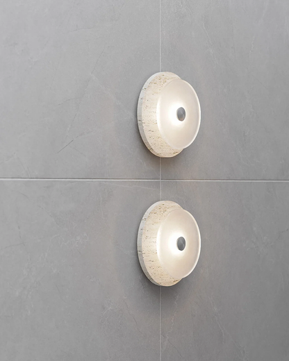 Coral Travertine Wall Light