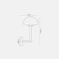 Dome Long Arm Wall Light