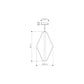 Buoy Double Cone Pendant