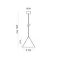 Cone Outdoor Pendant