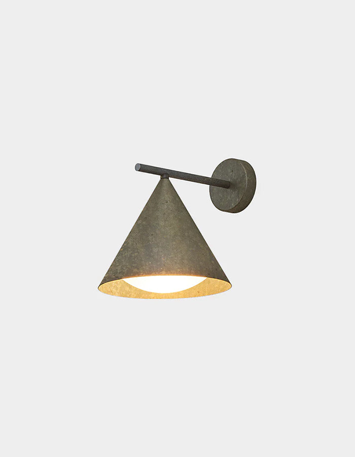 Cone Straight Outdoor Wall Light
