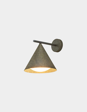 Cone Straight Outdoor Wall Light