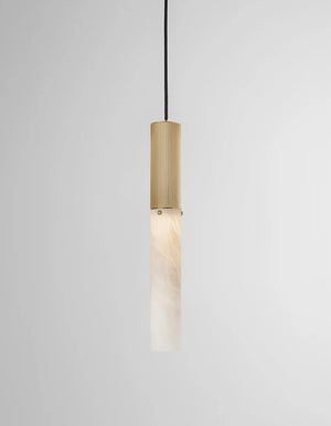 Flume Alabaster Pendant