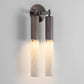 Flume Alabaster Double Wall Light