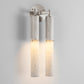 Flume Alabaster Double Wall Light