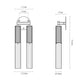 Flume Double Wall Light
