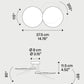 Puzzle Round Ceiling/Wall Light