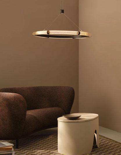 Strata Circular Pendant