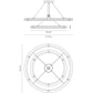 Strata Circular Two-Tier Pendant