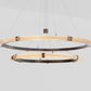 Strata Circular Two-Tier Pendant