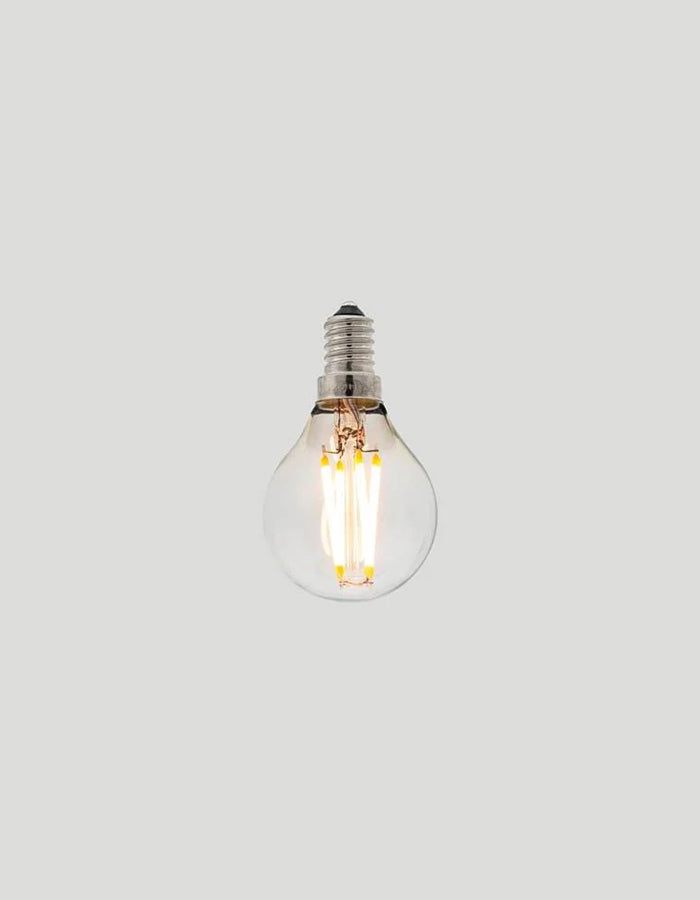 Fancy Round E14 Clear 3W 2200K Bulb