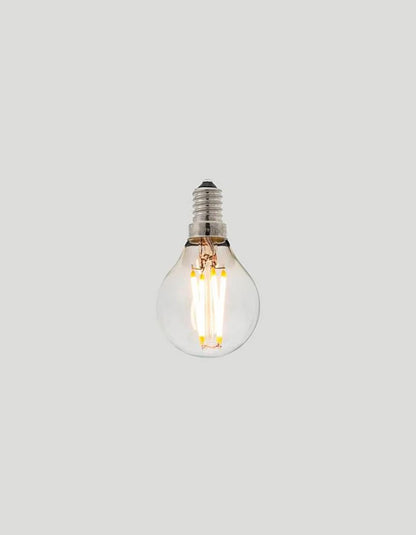 Fancy Round E14 Clear 3W 2200K Bulb