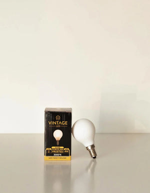 Fancy Round E14 Frosted 4W 3000K Bulb