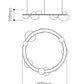Dew Drops Circle Pendant