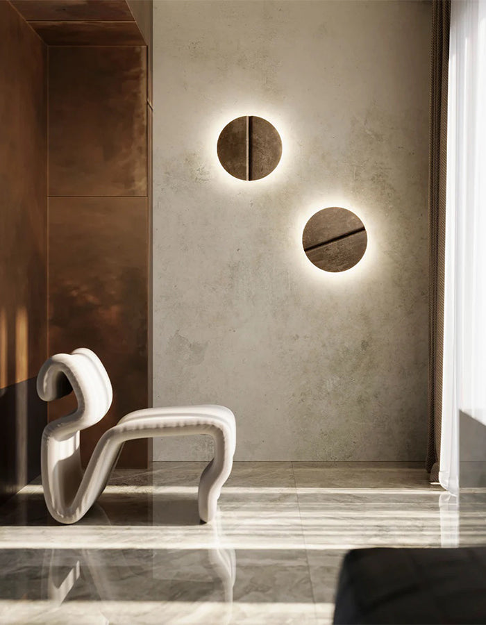 Split Round Wall Light