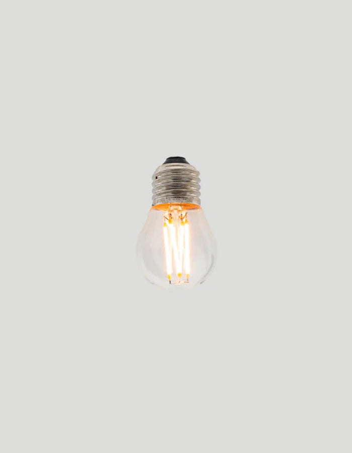 Fancy Round E27 Clear 3W 2200K Bulb