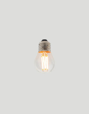 Fancy Round E27 Clear 3W 2200K Bulb