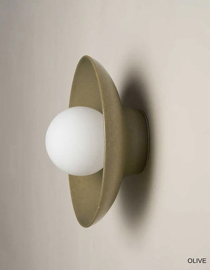 Dish Wall Light